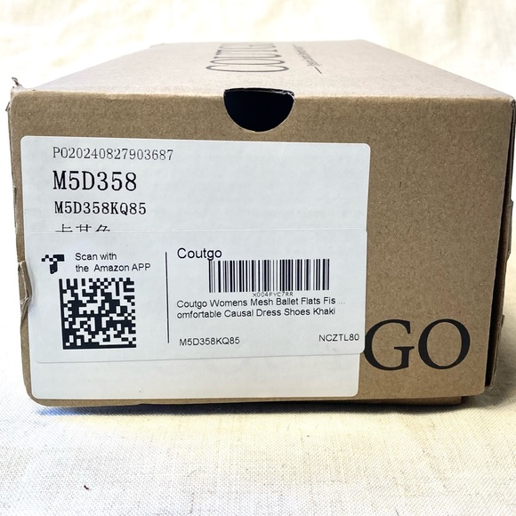 Coutgo Floral Embroidery Mesh Ballet Flats - Picture 10 of 10